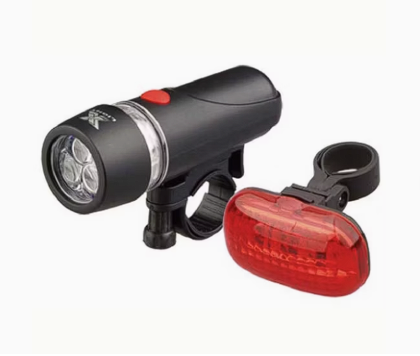 Kit Eclairage Avant et Arrière Cobra Piles non inclueses 5 leds eclairage lumiere Lampe