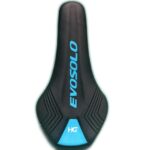 EVOSOLO Selle de vélo 100 antichoc confortable en PU pour VTT et vélo de route, accessoire de cyclisme
