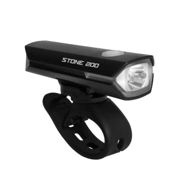 Lampe LED rechargeable Stone 200 pour vélo, éclairage avant eclairage lumiere Lampe