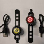 Kit Eclairage Avant et Arrière USB rechargeable bouton eclairage lumiere Lampe