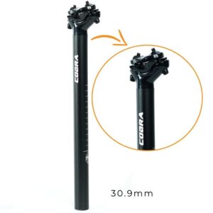 TIGE DE SELLE NOIRE DIAMETRE 30.9 mm - 350mm