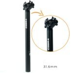 TIGE DE SELLE NOIRE DIAMETRE 31,6 mm - 350mm