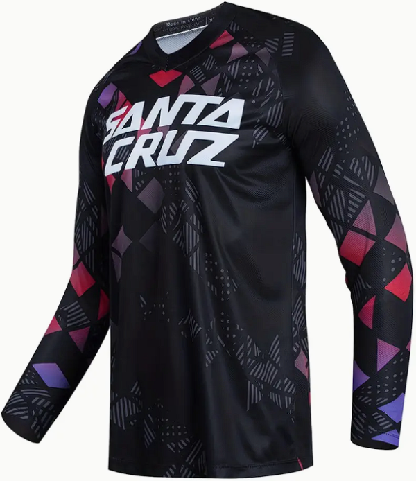 Santa Cruz Enduro/Downhill Size L/XL – T-shirt Neuf cyclisme pour hommes, à manches longues, Jersey maillot
