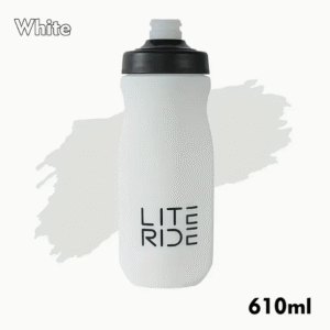 Bidon Gourdes LiteRide 610ml Grande Capacité - Sans BPA Couvercle Ergonomique Prise en Main Facile, Légeres Durables pour VTT/Route Sports Idéales Longues Balades Résistantes aux Fuites
