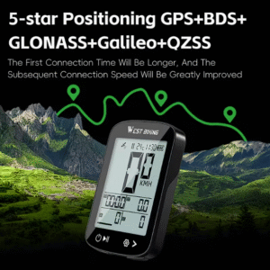 WEST BIKING Bike Computer GPS  Compteur de vitesse de vélo GPS, sans fil