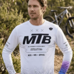 MTB  White Enduro/Downhill Size L – T-shirt Neuf cyclisme pour hommes, à manches longues, Jersey maillot