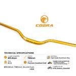 Guidon Gold Rise 25 Potence 31.8 cintre  sc60GU234c