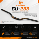 Guidon  Rise 55 Potence 31.8 Orange cintre  sc55GU251