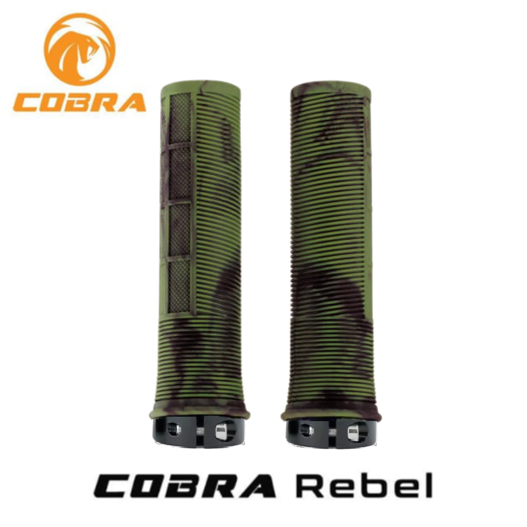 Poignée Vert de vélo Cobra Rebel lock-on SC40PO223