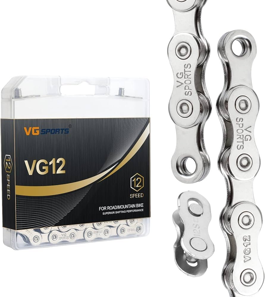 Chaîne VG Sports 12s compatible Shimano SRAM 126 maillons SC25CH325